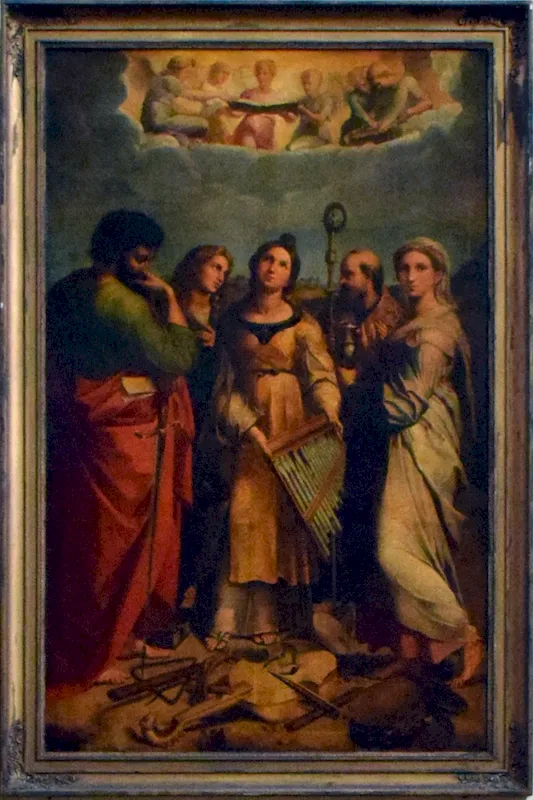 Die Ekstase der hl. Cäcilia nach Raffael - Louis Brüls - 1840