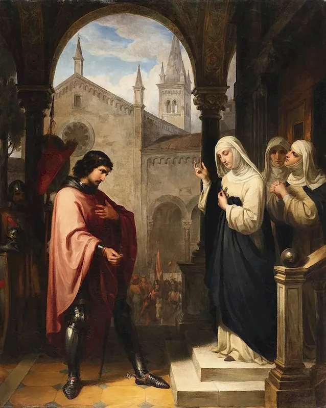 Die Rückkehr des Ritters - Louis Brüls - 1841