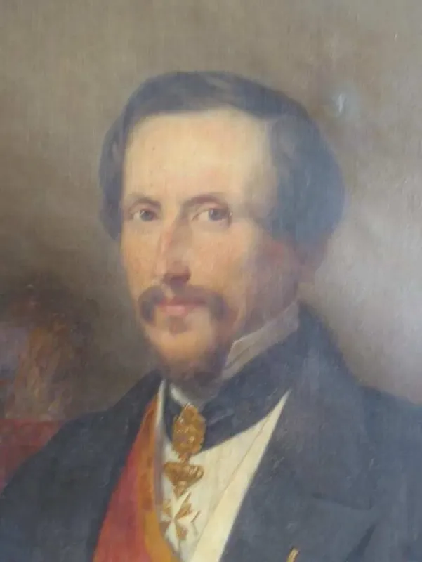 Porträt von Emile de Meester de Ravestein - Louis Brüls - 1859