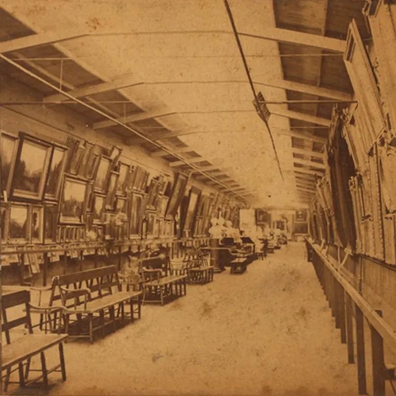 Galerie des beaux-arts, Great Central Fair, Philadelphie, 1864