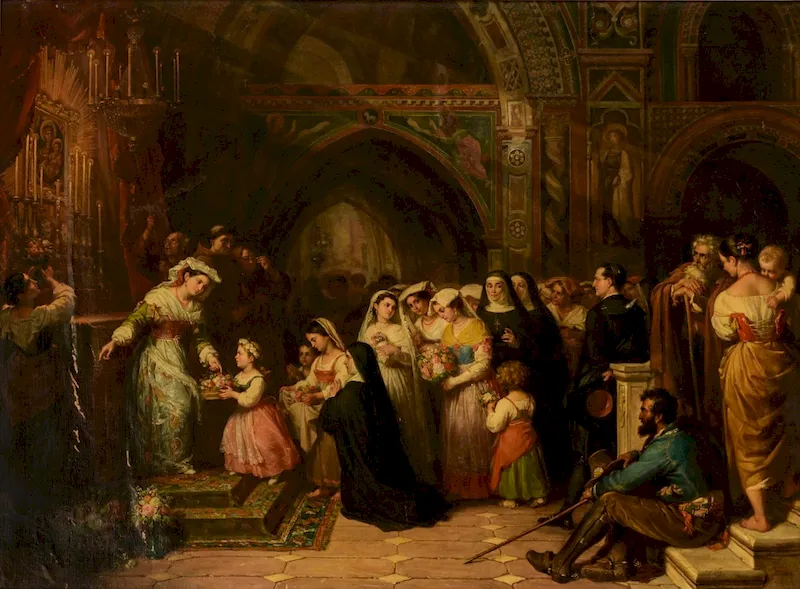 Die Verehrung der Heiligen Mutter in der Kirche - Louis Brüls - 1867